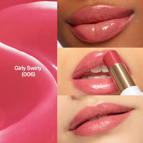 REVLON balm next to a coin for size comparison highlighting pocket-friendly portability