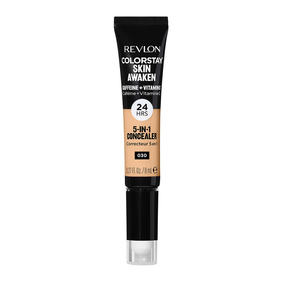 Revlon concealer front packaging showing shade and benefit