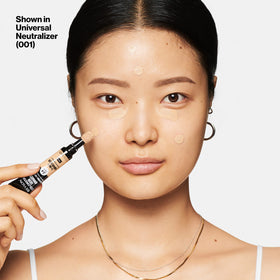 Revlon swatches on arm showing universal neutralizer balancing discoloration benefit