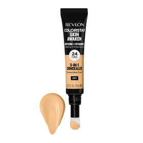 Revlon creamy texture swipe demonstrating blendable coverage and natural finish