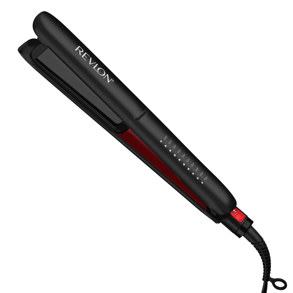 REVLON SmoothStay front view showing slim body and ergonomic handle for easy control