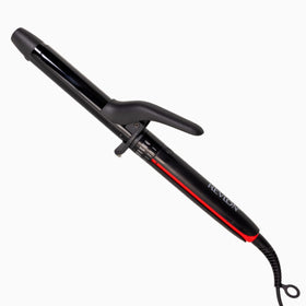 REVLON SmoothStay front view showing sleek curling iron and barrel benefit