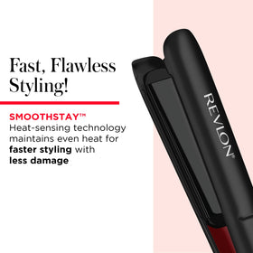 REVLON SmoothStay in use smoothing long hair, reducing frizz for a silky finish
