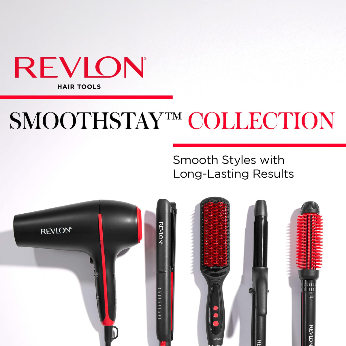 REVLON SmoothStay styled on bathroom counter in lifestyle scene for everyday use inspiration
