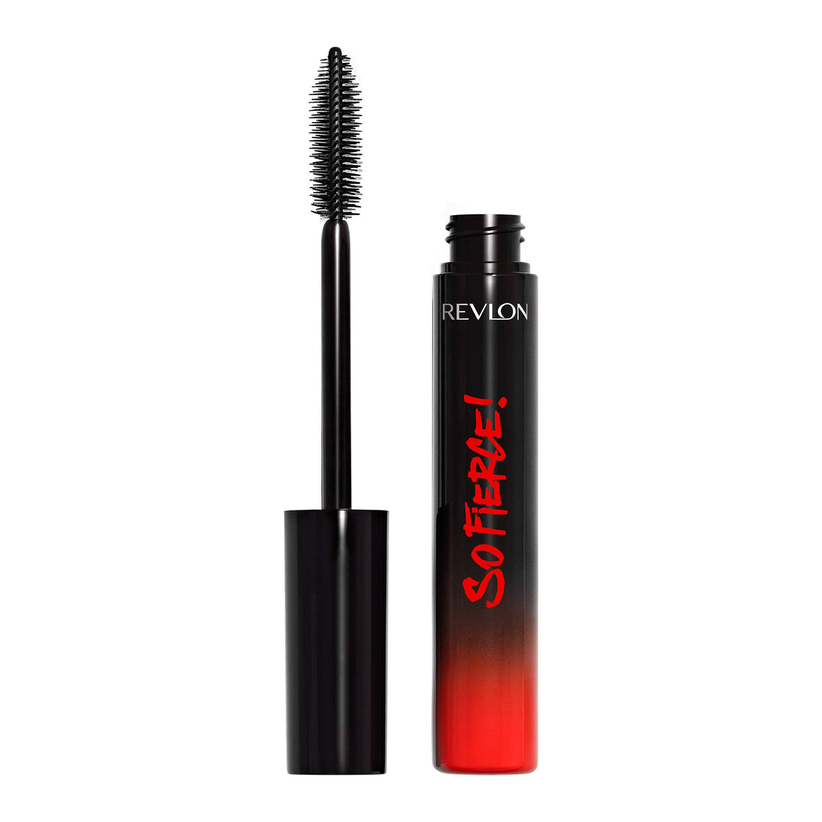 Revlon So Fierce front packaging showing bold Blackest Black for dramatic lashes
