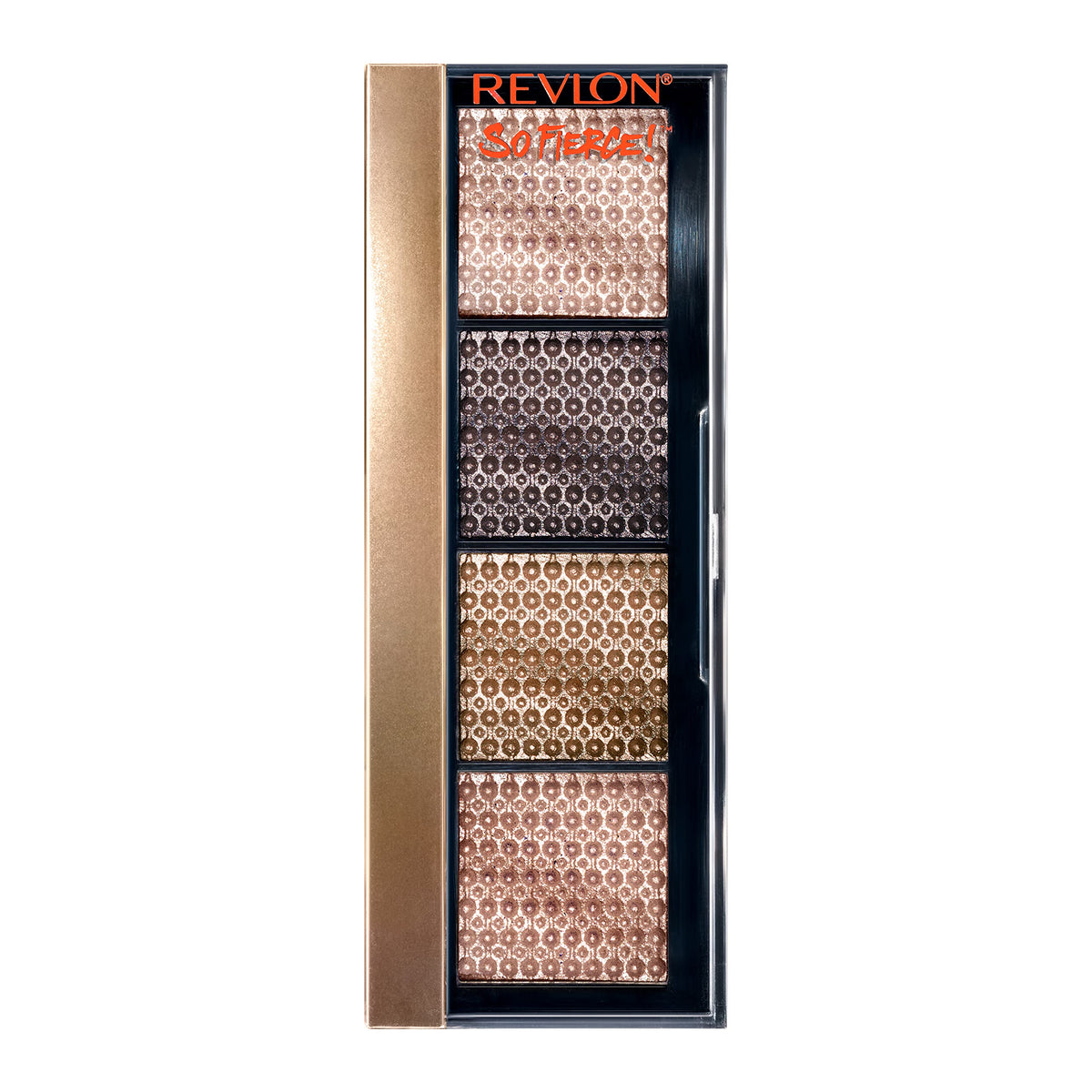 Revlon palette front packaging showing six shades and compact case for versatile looks