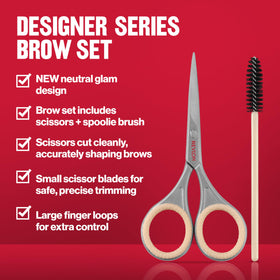 Revlon spoolie brush detail for blending and shaping brow hairs