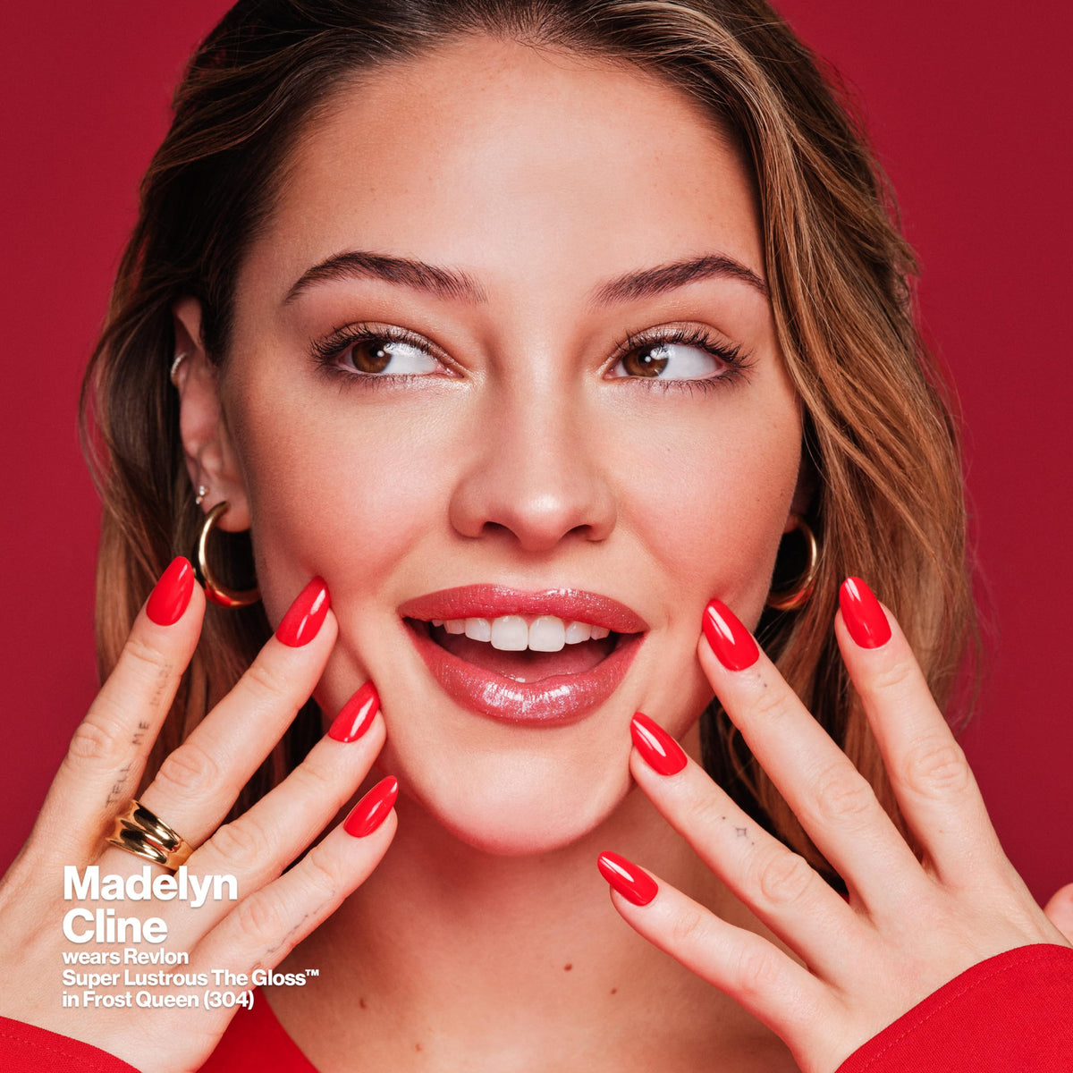 Revlon ingredient list highlight emphasizing moisturizing actives