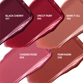 REVLON five shades open to display lipstick colors and creamy finish