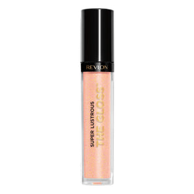 Revlon front packaging showing shade 205 Snow Pink and glossy finish benefit