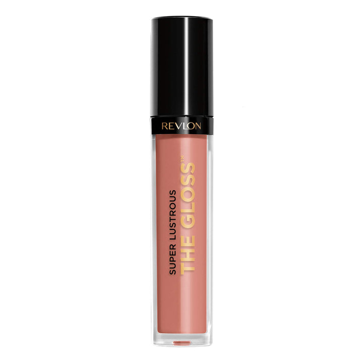 Revlon front packaging showing gloss tube and color, adds polished shine