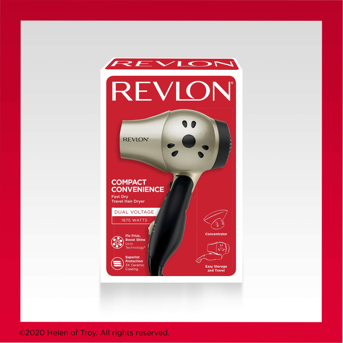 REVLON ceramic grill close-up showing even heat protection and shine