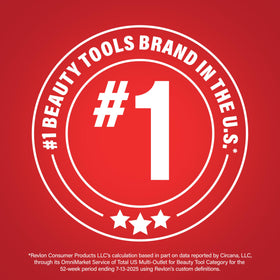 Revlon tweezers in use shaping eyebrow, highlighting precise hair removal benefit