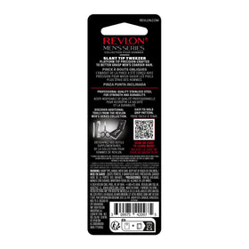 Revlon tweezers stainless steel finish revealing durable rust-resistant construction