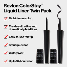 Revlon ultra-fine tip close-up highlighting precise applicator for clean lines