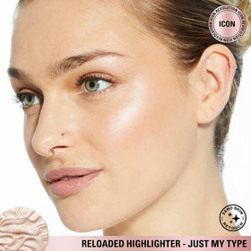 Revolution Beauty London applied on cheekbone creating lifted, dewy dimension