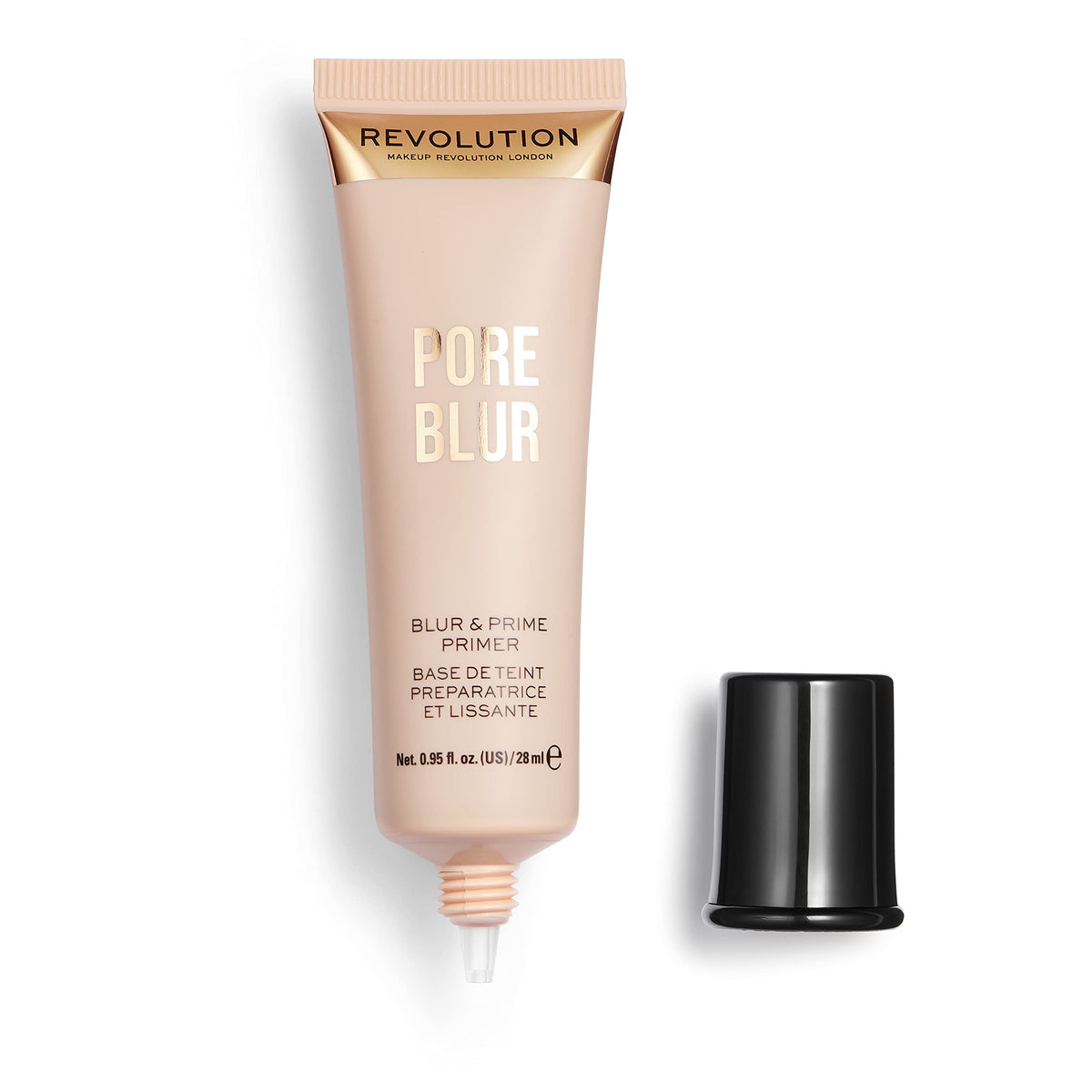 Revolution Beauty London open cap gel texture demonstrating silky finish