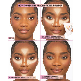 Revolution Beauty London spoon scooping powder demonstrating controlled application and precision