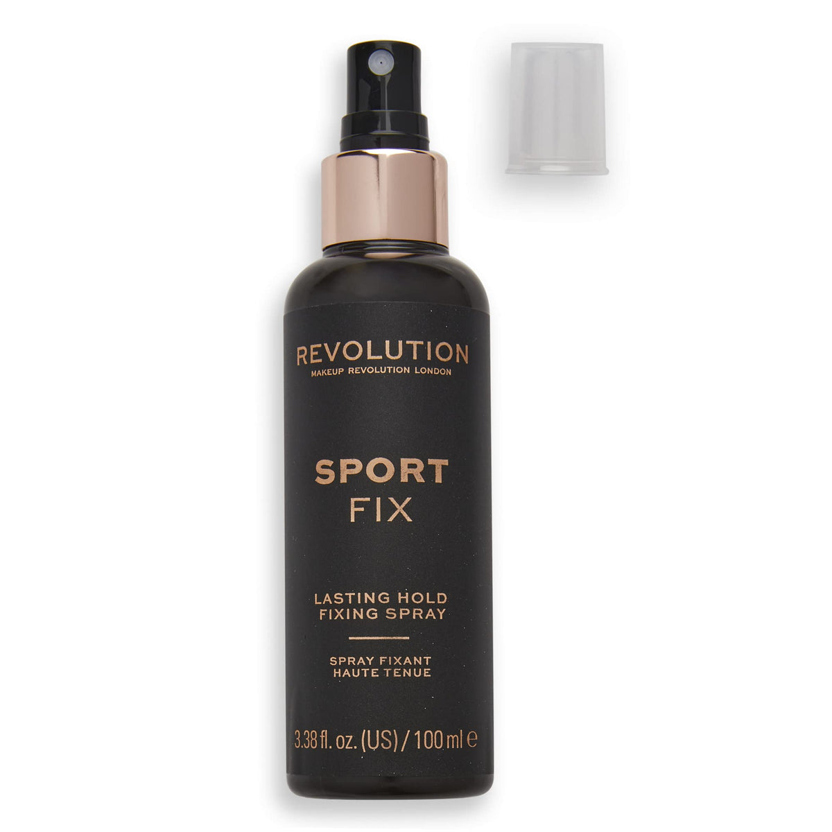 Revolution Beauty London back label close-up showing usage and cruelty-free info