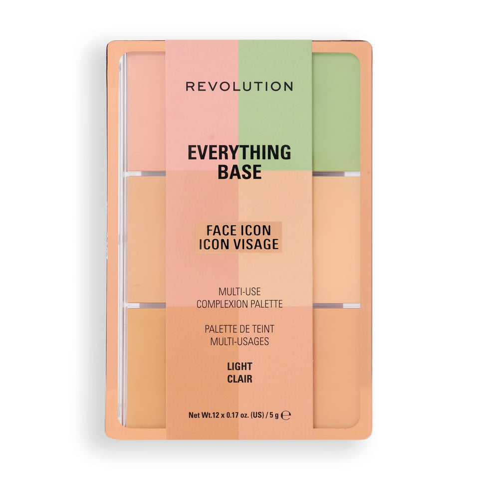 Revolution Beauty London palette front view showing compact design and portability