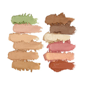 Revolution Beauty London arm swatches showing blendable shades and easy layering