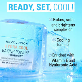 Revolution Beauty London powder on brush ready to set makeup for long wear