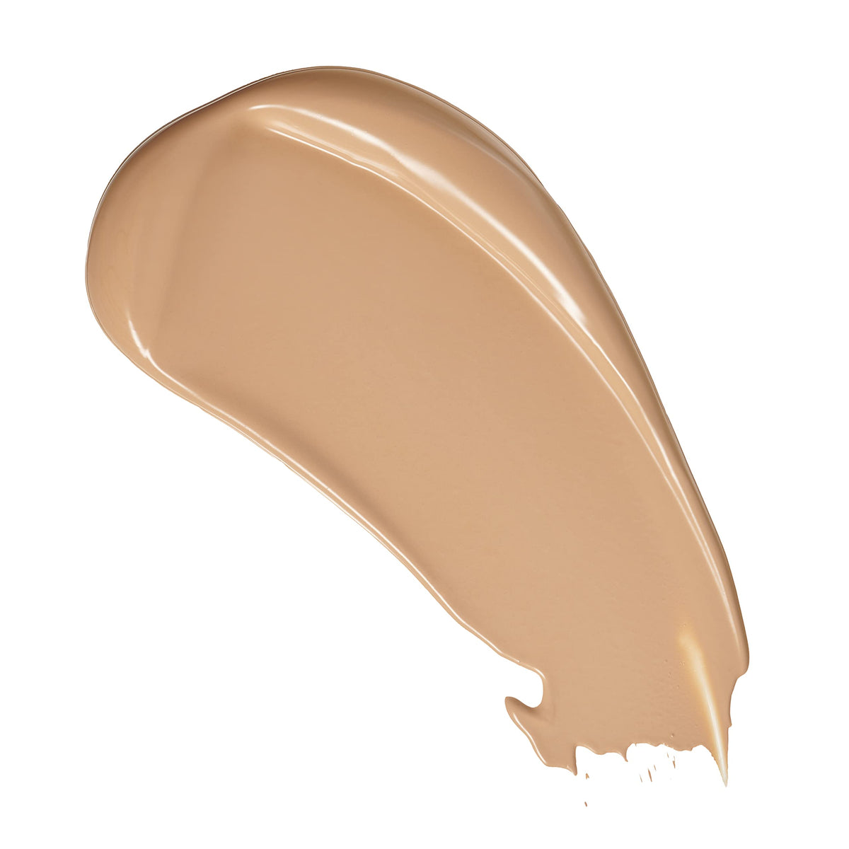 Revolution Beauty London applied on model demonstrating medium-full coverage and natural matte benefit