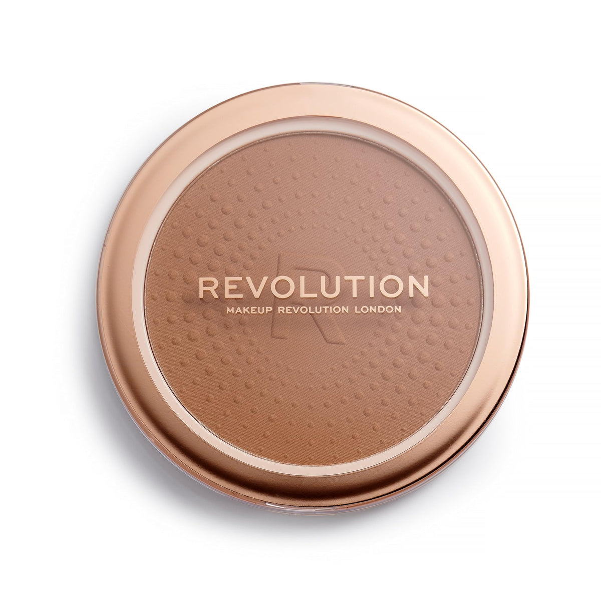 Revolution compact front with sleek branding and large pan for easy use