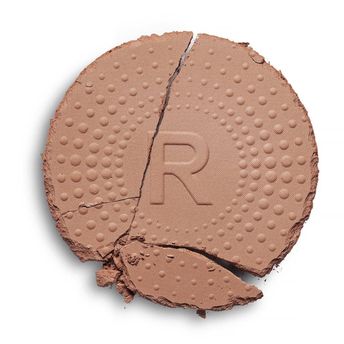 Revolution bronzer close-up showing smooth matte texture for even application