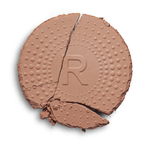 Revolution bronzer close-up showing smooth matte texture for even application