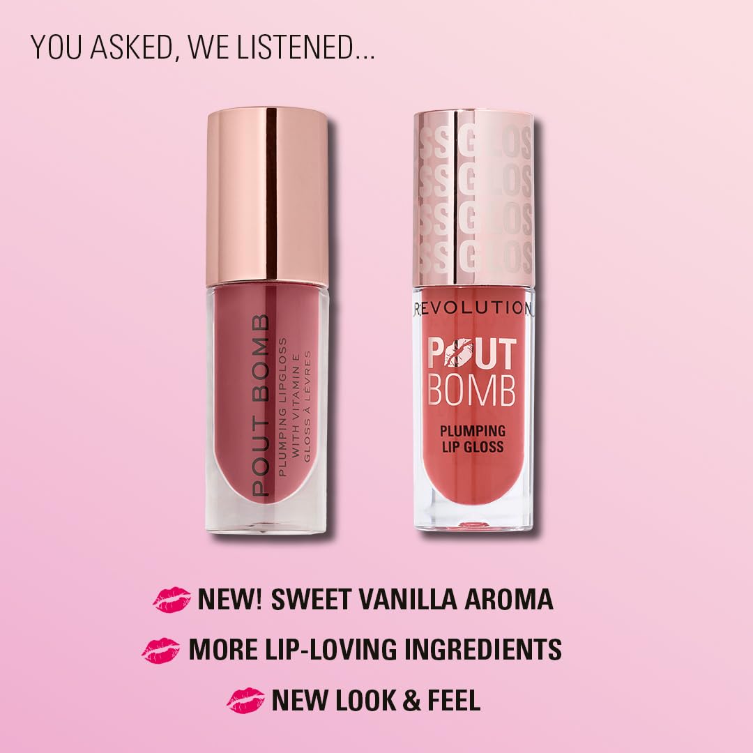 Lifestyle image with Revolution gloss and vanilla flower showing sweet vanilla aroma