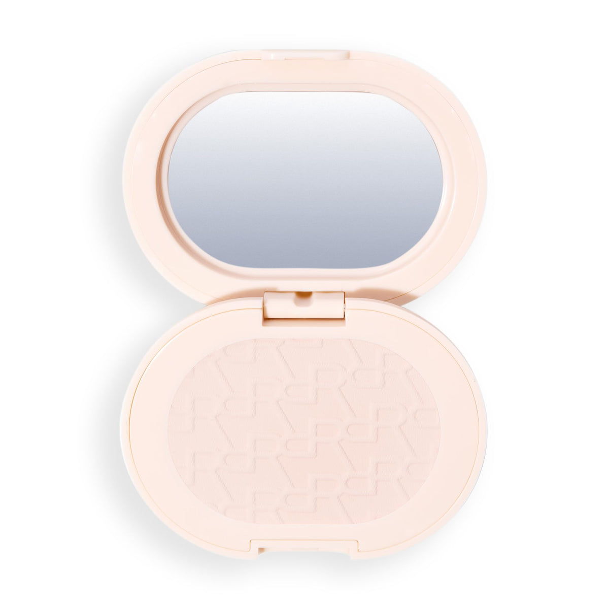 Revolution powder pops front compact showing sleek packaging and portability benefit