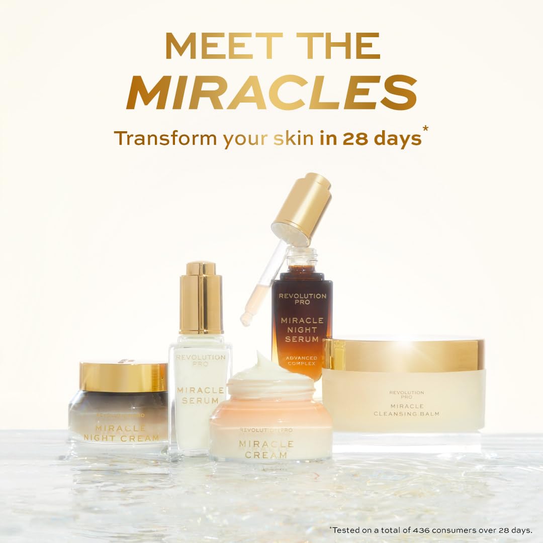Revolution Pro serum texture on skin demonstrating lightweight absorption benefit