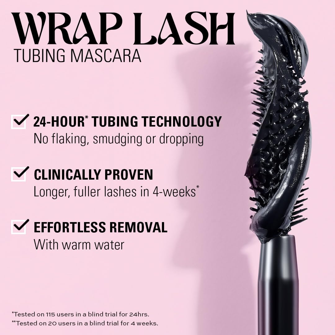Revolution Beauty London mascara applied on model eye for visible lift and volume