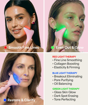 REVOMADIC REVO Genie used on jawline to depuff and contour skin appearance