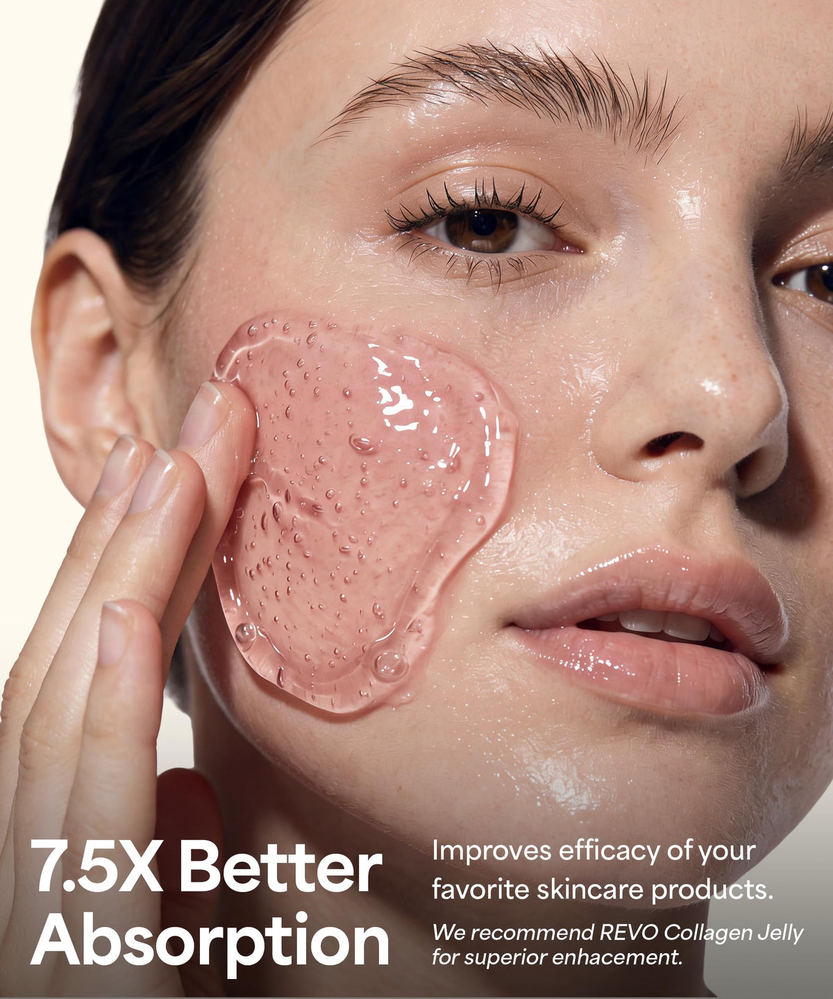REVOMADIC REVO Genie on vanity with skincare products to enhance daily routine
