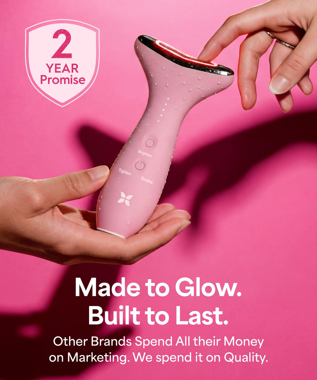 REVOMADIC REVO Genie held in hand to show compact size and travel convenience