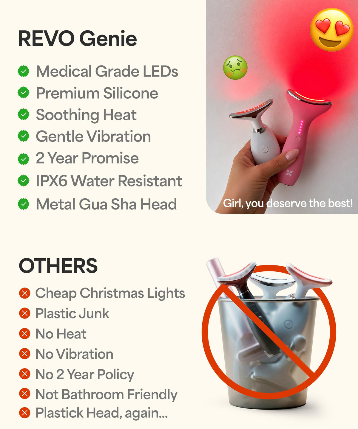 REVOMADIC REVO Genie material texture close-up showing comfortable grip and control