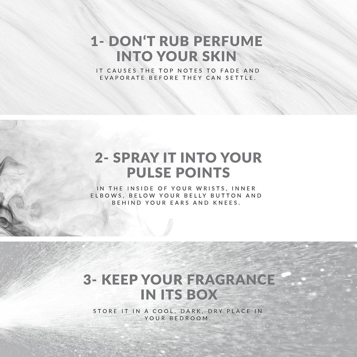 Reyane Tradition Insurrection Pure spray in use conveying instant fresh top-note benefit