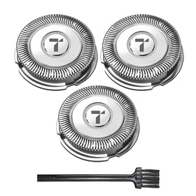 RF RollingFit front view of three SH70 heads showing packaging and contents benefit