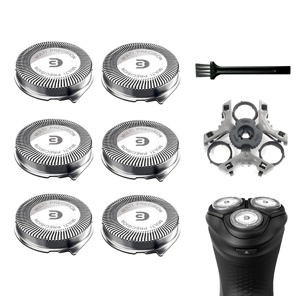 RF RollingFit front packaging showing six SH30 replacement blades and included ring, ensures quick restoration