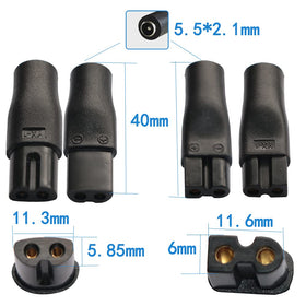 rgzhihuifz plugged into shaver showing restored charging function