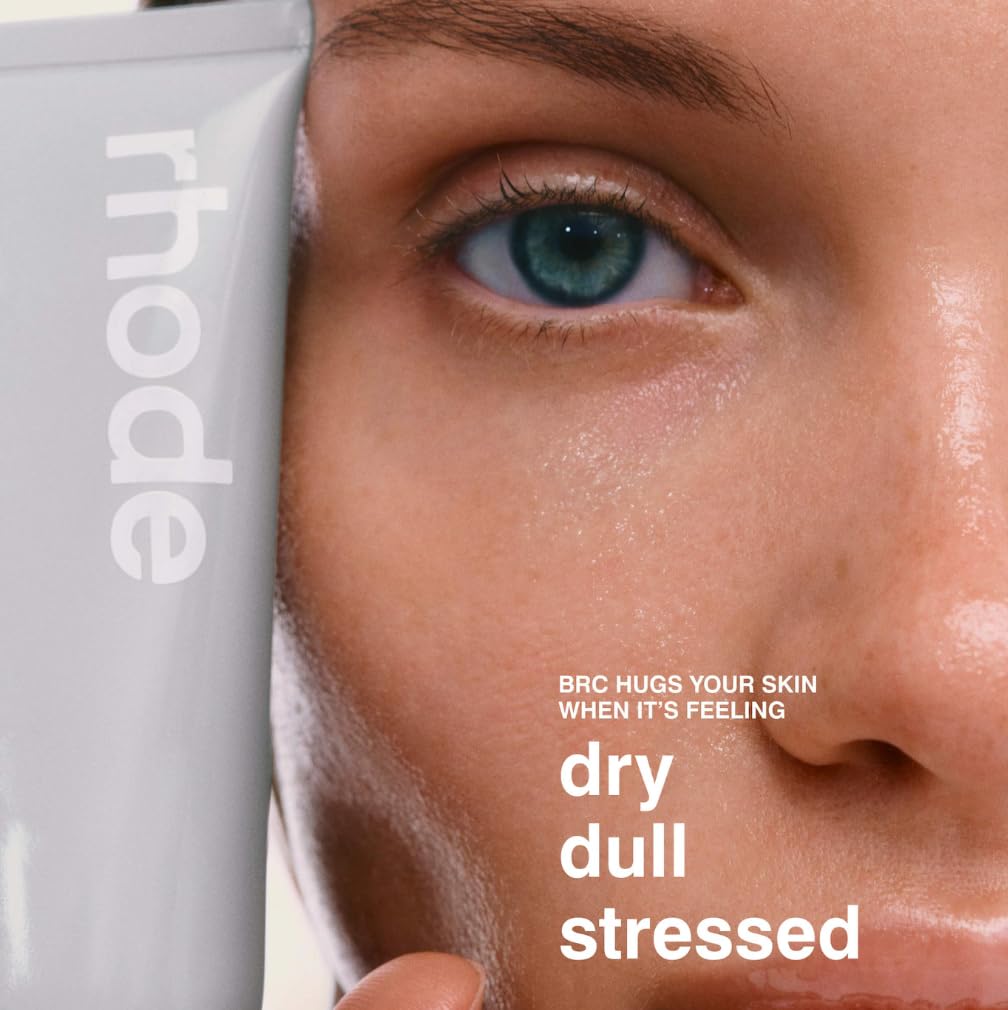 Rhode Barrier Restore Cream open jar texture revealing creamy hydrating formula