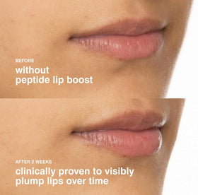 Rhode applied to lips demonstrating smooth finish and immediate hydration benefit