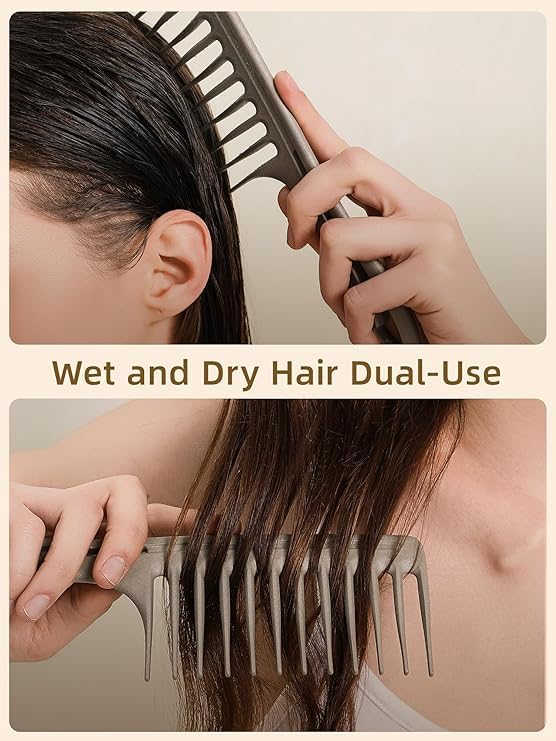 RHOS comb with packaging displays full kit and travel-ready convenience