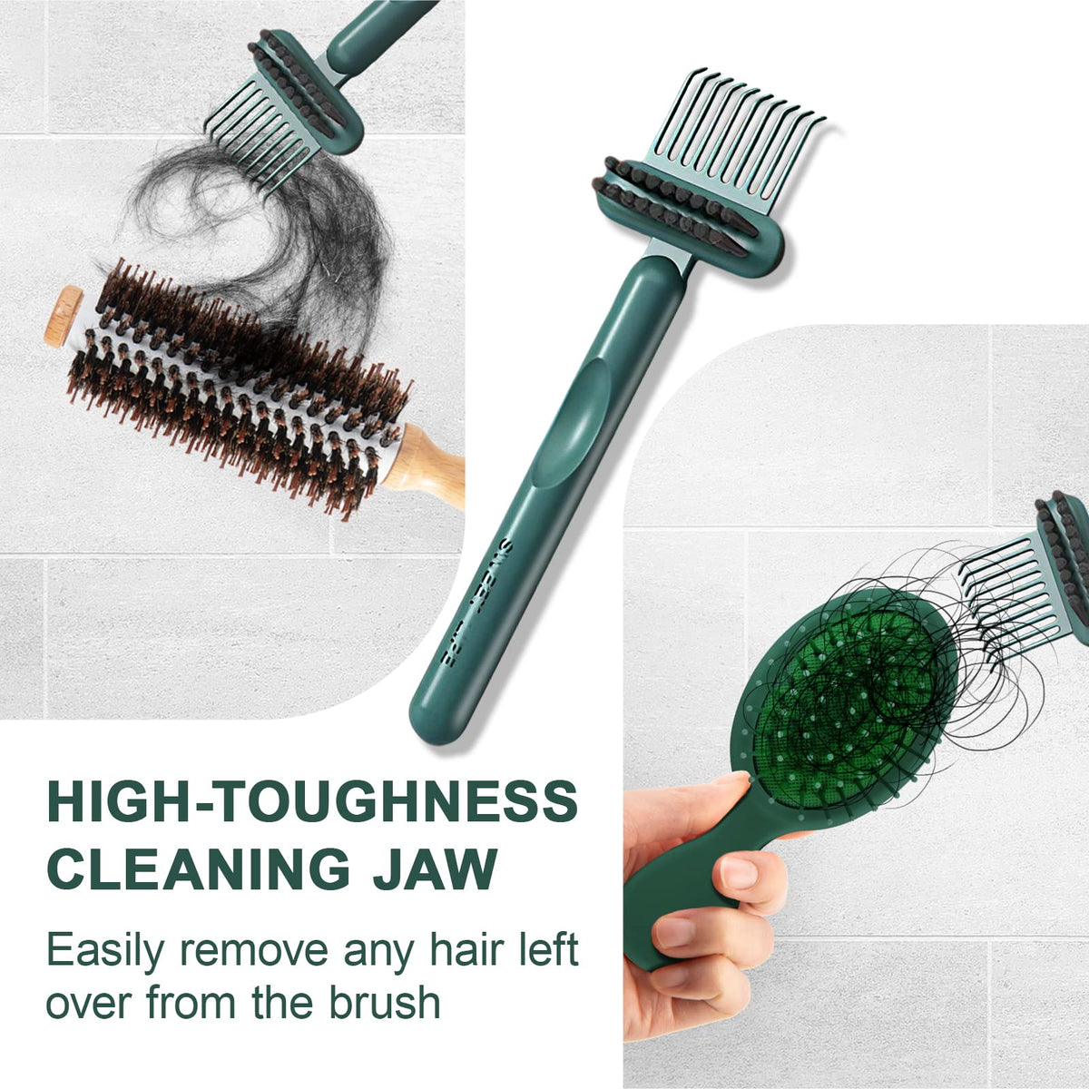 RHOS ergonomic handle groove for secure grip and better control