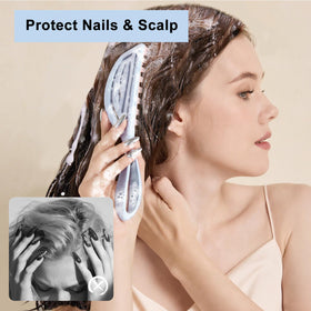 RHOS handle detail showing comfortable long grip and secure hold during wet use