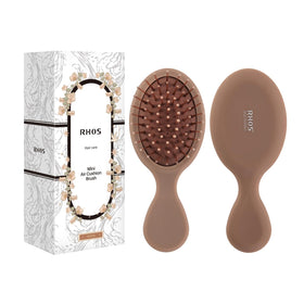 RHOS mini front view showing compact paddle design and mocha finish for easy carrying