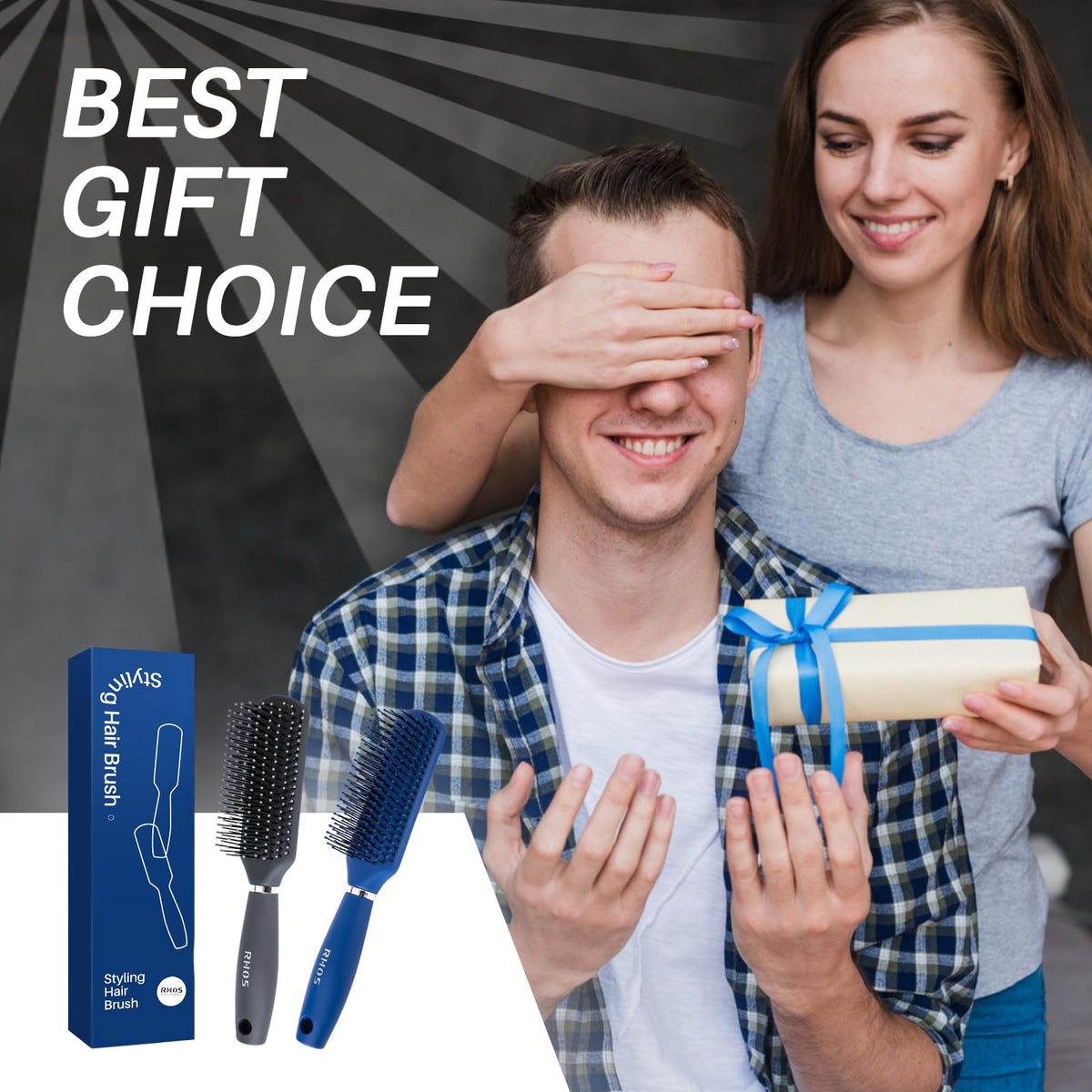RHOS packaged brush ready as a gift with premium presentation