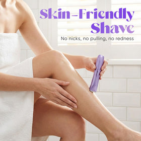RICAF precision head detail showing rounded ceramic blade for gentle, low-irritation shaping